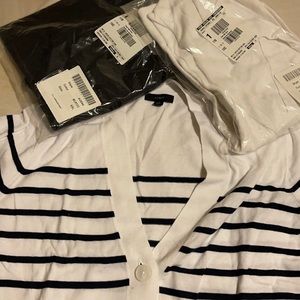 Black/White Cardigans J. crew